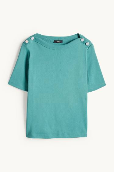 Femei - Tricou - regular fit - turcoaz