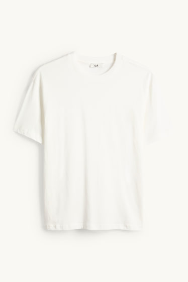 Women - T-shirt - oversized - white