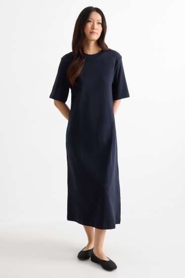 Damen - T-Shirt-Kleid - dunkelblau