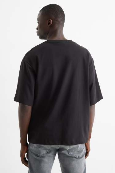 Herren - T-Shirt - Relaxed Fit - schwarz