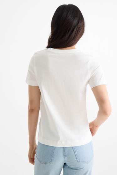 Donna - T-shirt - regular fit - bianco
