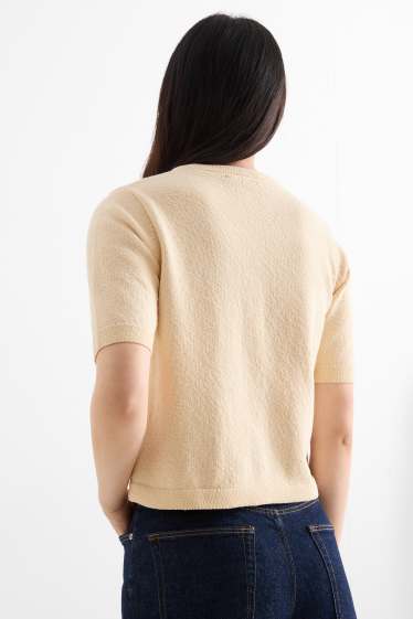 Women - Cardigan - light beige
