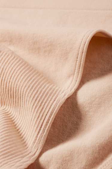 Dames - Set van 3 - slip - naadloos - beige