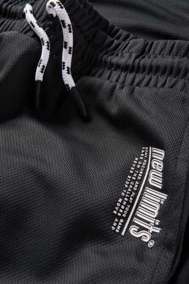 Děti - chlapci - Funkční šortky - černá