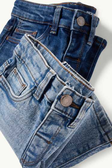 Niños - Pack de 2 - bermudas vaqueras - vaqueros - azul