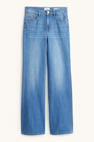 Dona - Flared Jeans - mid waist - blau