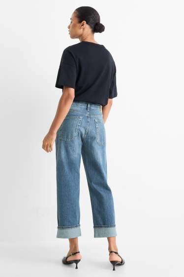 Dámské - Relaxed jeans - mid waist - LYCRA® - džíny - modré