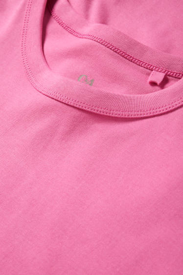 Damen - T-Shirt - Oversized - pink