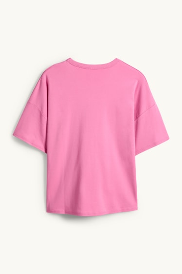 Damen - T-Shirt - Oversized - pink