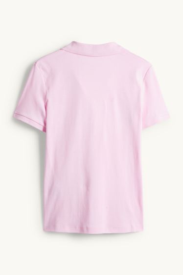 Women - Polo shirt - regular fit - pink