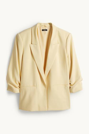 Donna - Blazer - regular fit - giallo chiaro