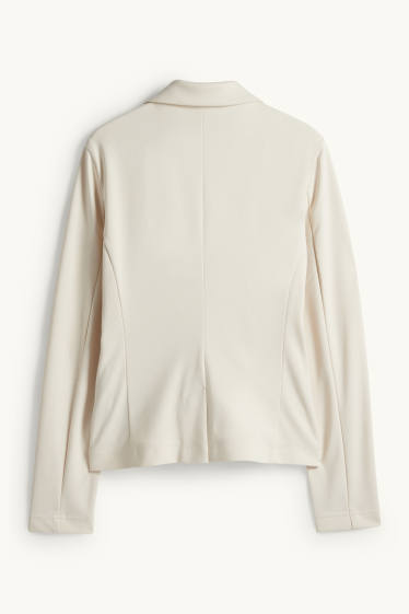 Mujer - Americana de jersey - regular fit - blanco roto