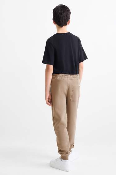 Enfants garçons - Pantalon de jogging - marron clair
