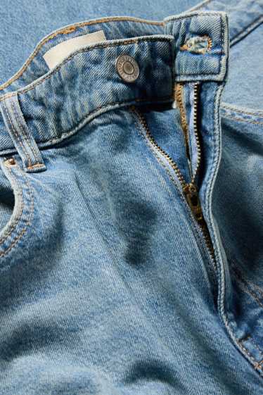 Femmes - Wide leg jean - high waist - jean bleu