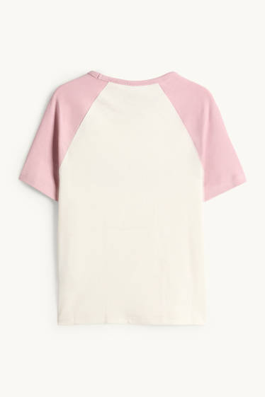 Enfants filles - Los Angeles - T-shirt - blanc / rose