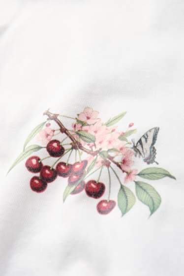 Donna - T-shirt - oversize - bianco