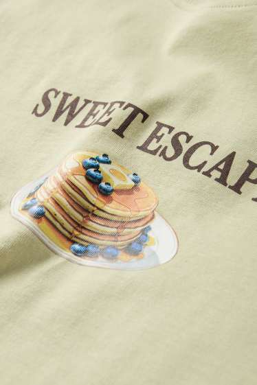 Damen - T-Shirt - Oversized - mintgrün