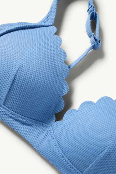 Damen - Bikini-Top - wattiert - bügellos - LYCRA® XTRA LIFE™ - blau