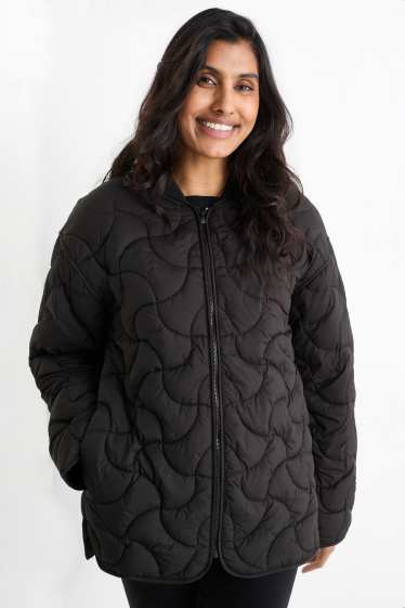 Damen - Steppjacke - schwarz