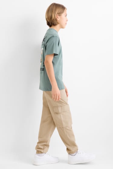 Children Boys - Cargo trousers - beige