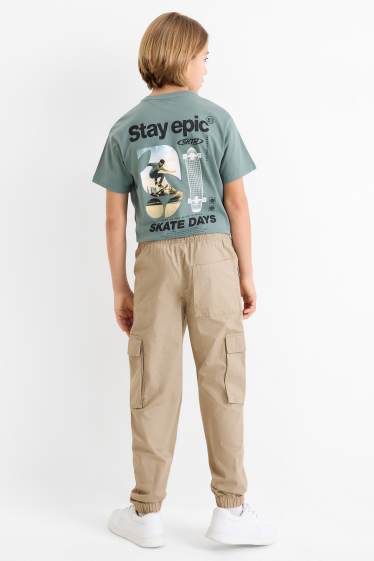 Children Boys - Cargo trousers - beige