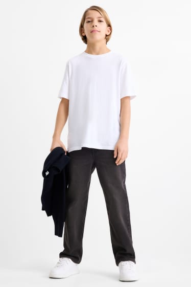 Niños - Relaxed jeans - jog denim - vaqueros - gris oscuro