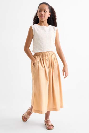 Kinder Mädchen - Rock - beige