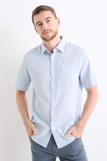 Herren - Hemd - Regular Fit - Kent - blau