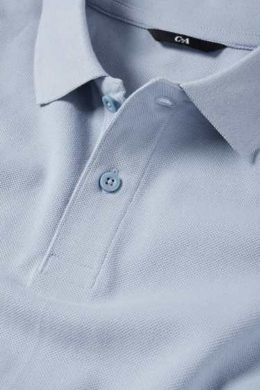 Pánské - Polokošile - regular fit - světle modrá