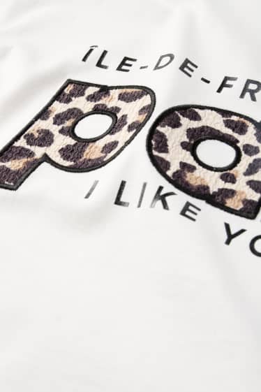 Bambine - Parigi - t-shirt - bianco