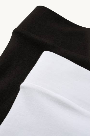 Femei - Multipack 2 perechi - pantaloni scurți de ciclism - alb / negru