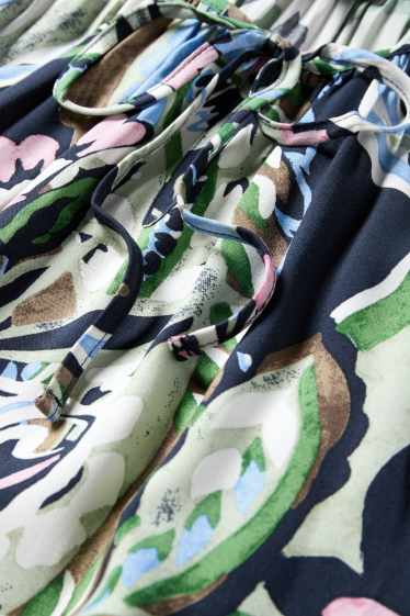 Damen - A-Linien-Kleid - gemustert - bunt