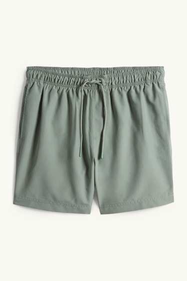 Herren - Badeshorts - grün
