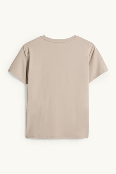 Femei - Tricou - slim fit - taupe