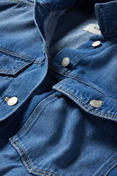 Femei - Jachetă din denim - albastru închis