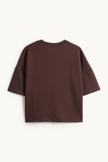 Damen - Sweatshirt - dunkelbraun