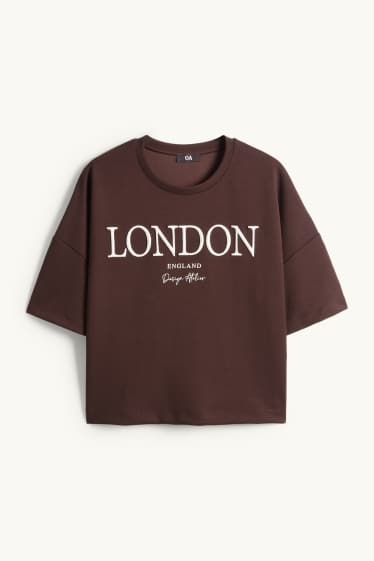 Damen - Sweatshirt - dunkelbraun