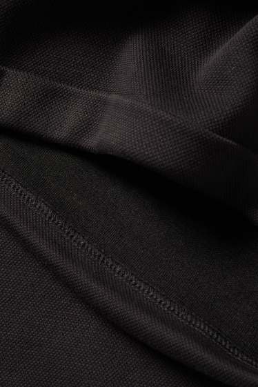 Uomo - Shorts di felpa - tessuto tramato - nero