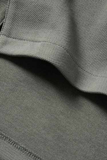 Home - Camisa - relaxed fit - coll solapa - gris