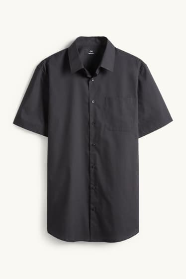 Herren - Businesshemd - Regular Fit - Kent - schwarz