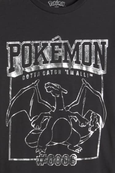 Děti - chlapci - Multipack 2 ks - Pokémon - letní pyžamo - 4 díly - bílá/černá