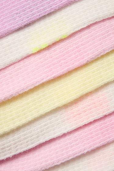 Enfants filles - Lot de 7 paires - socquettes de sport - coloré