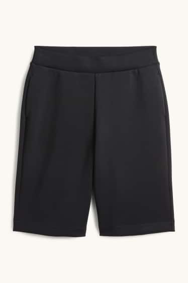 Dámské - Teplákové bermudy - černá