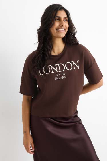 Damen - Sweatshirt - dunkelbraun