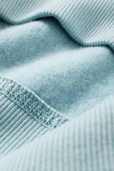 Kinder Jungen - Sonic - Sweatshirt - Glanz-Effekt - helltürkis