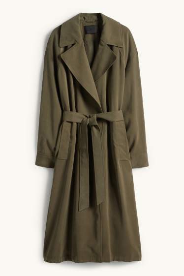 Damen - Trenchcoat - khaki