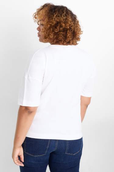 Damen - T-Shirt - Regular Fit - Peanuts - weiß