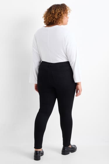 Mujer - Jegging jeans - high waist - negro