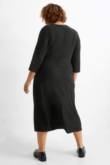 Femei - Rochie petrecută - straight fit - structurată - negru