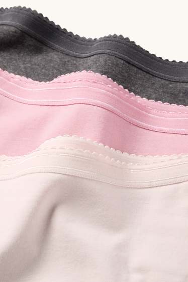 Donna - Confezione da 3 - slip - rosa